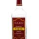 Clean product photography of Taro Vodka against white background, emphasizing the bottle's distinctive design and embossed pattern. The lighting accentuates the premium quality of this locally crafted spirit.